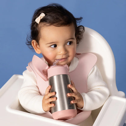 b.box Insulated Straw Bottle 350ml – Blush Crush