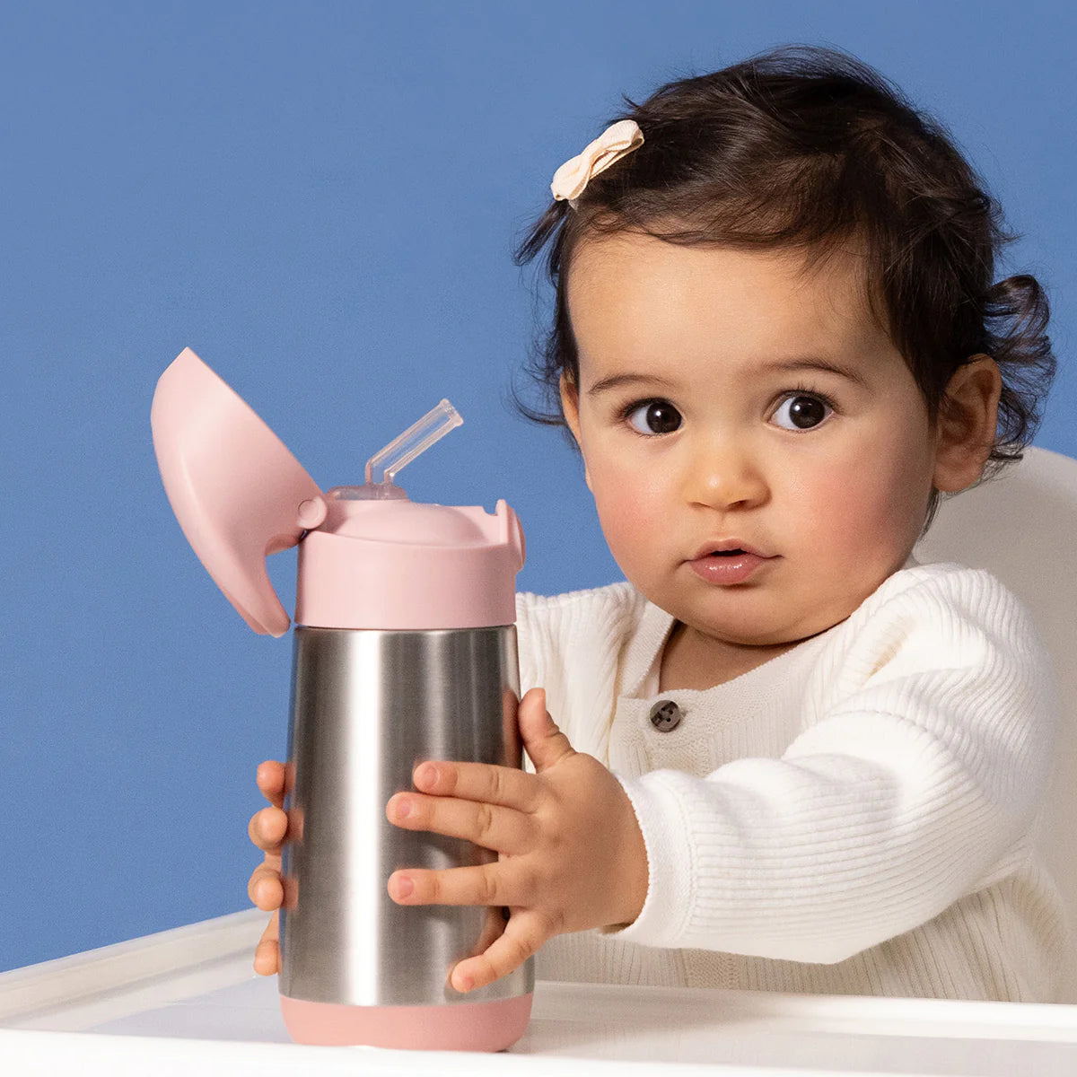 b.box Insulated Straw Bottle 350ml – Blush Crush