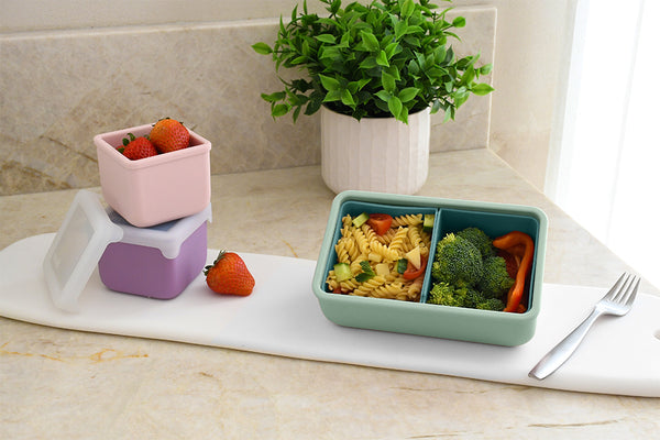 Melii Silicone Bento - Sage/Fern