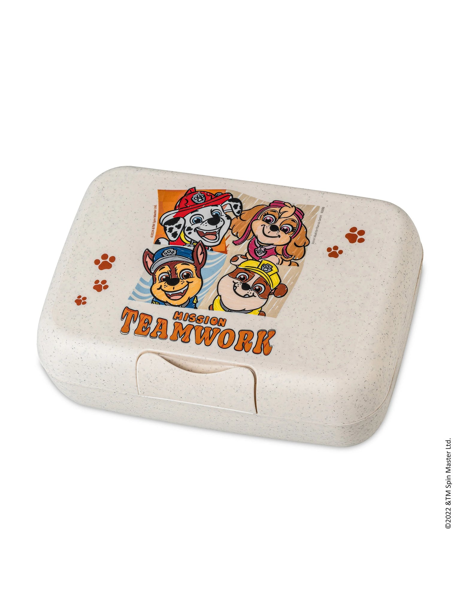 Lunch box with divider PAW PATROL White