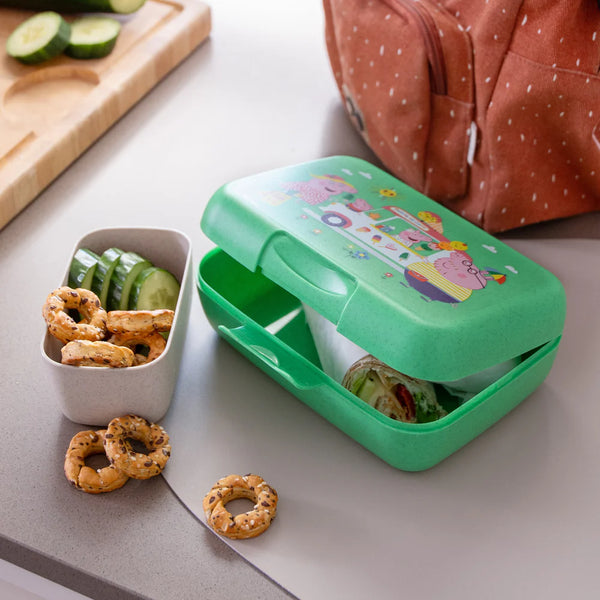 Lunch box CANDY L PEPPA PIG - Spring Green