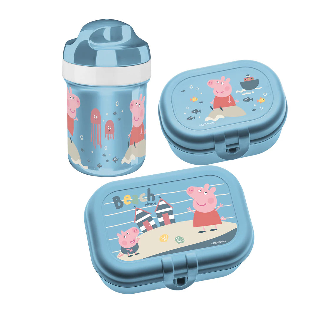 Toddler Lunch Set PEPPA PIG Waves to Go