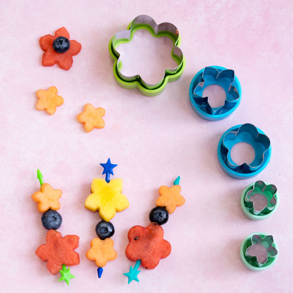 Stainless steel small cookie cutters - Flowers