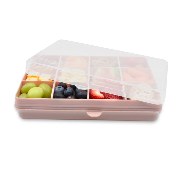 Melii Snackle Box 12 Compartment - Pink