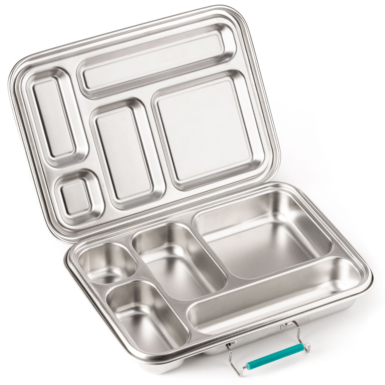 LEKKABOX GRANDE Stainless Steel Lunchbox - Petrol Blue