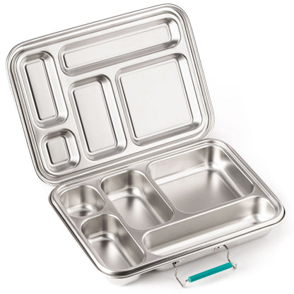 LEKKABOX GRANDE Stainless Steel Lunchbox - Petrol Blue