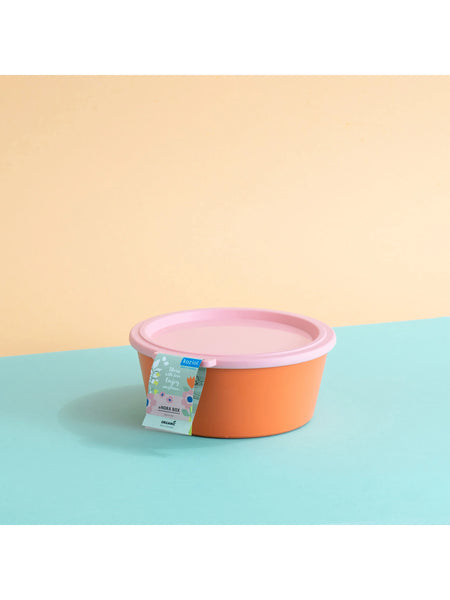 Bowl with lid NORA 1.3 l Pink/Coral