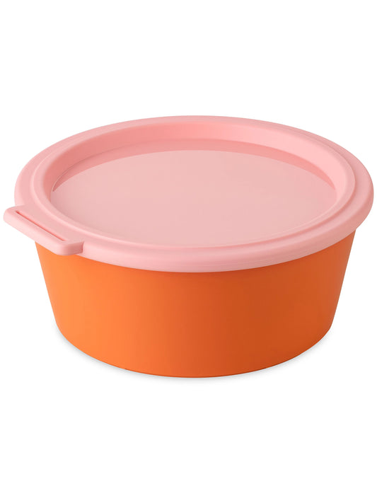 Bowl with lid NORA 1.3 l Pink/Coral