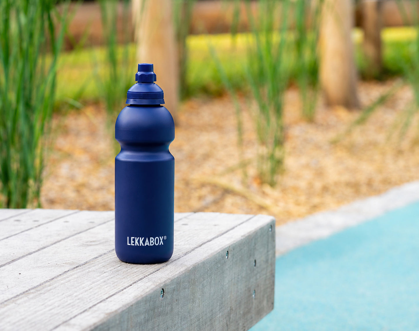 LEKKABOX Bubble - Carbonated Drink bottle 600ml Blue