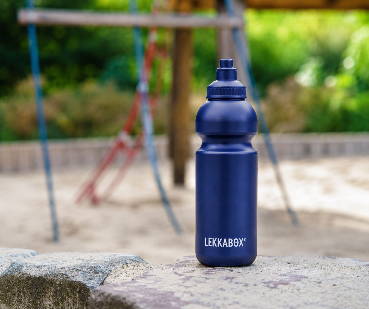 LEKKABOX Bubble - Carbonated Drink bottle 600ml Blue
