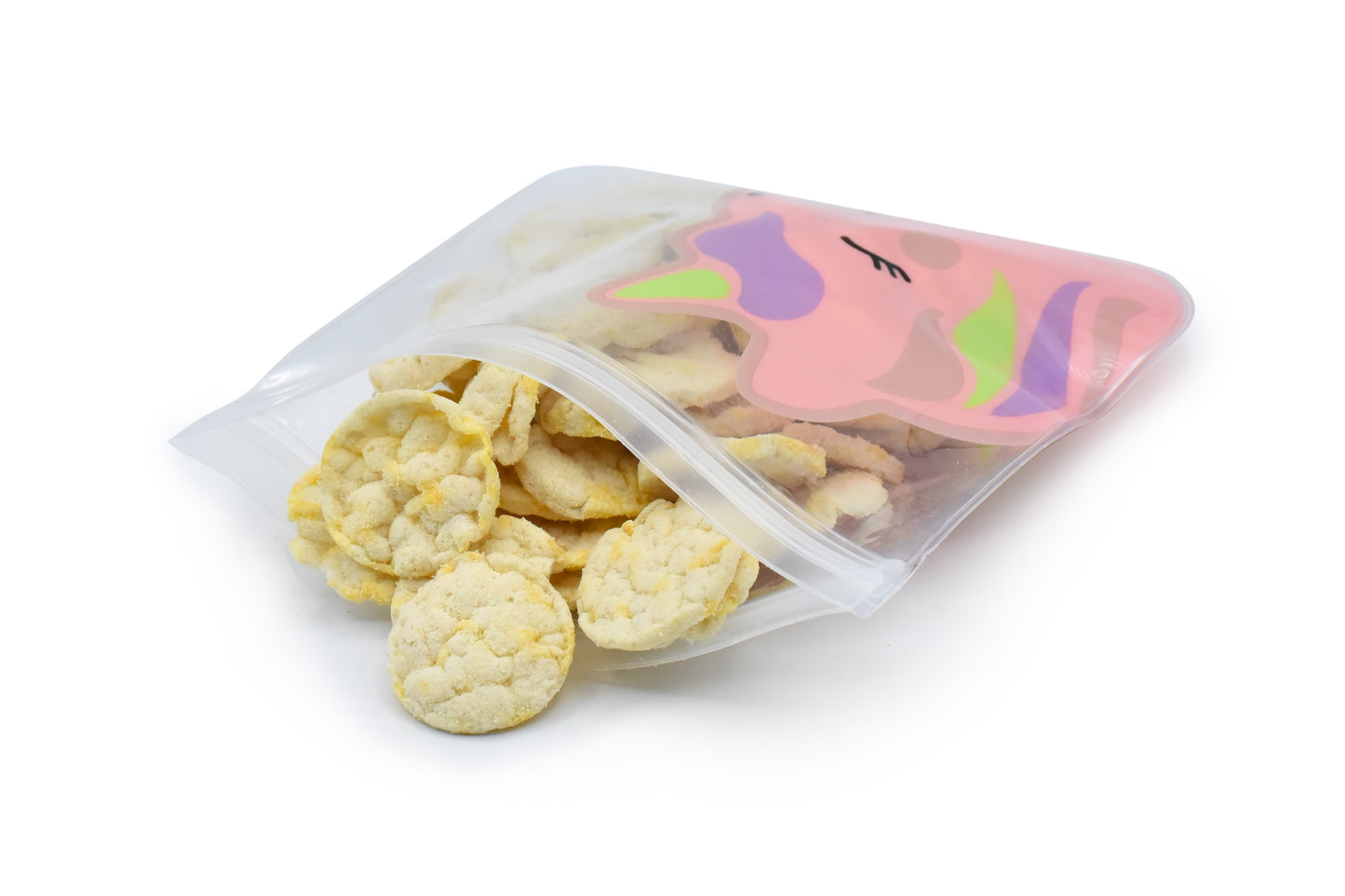 Melii EVA Reusable Snack Bags - Cat/Unicorn