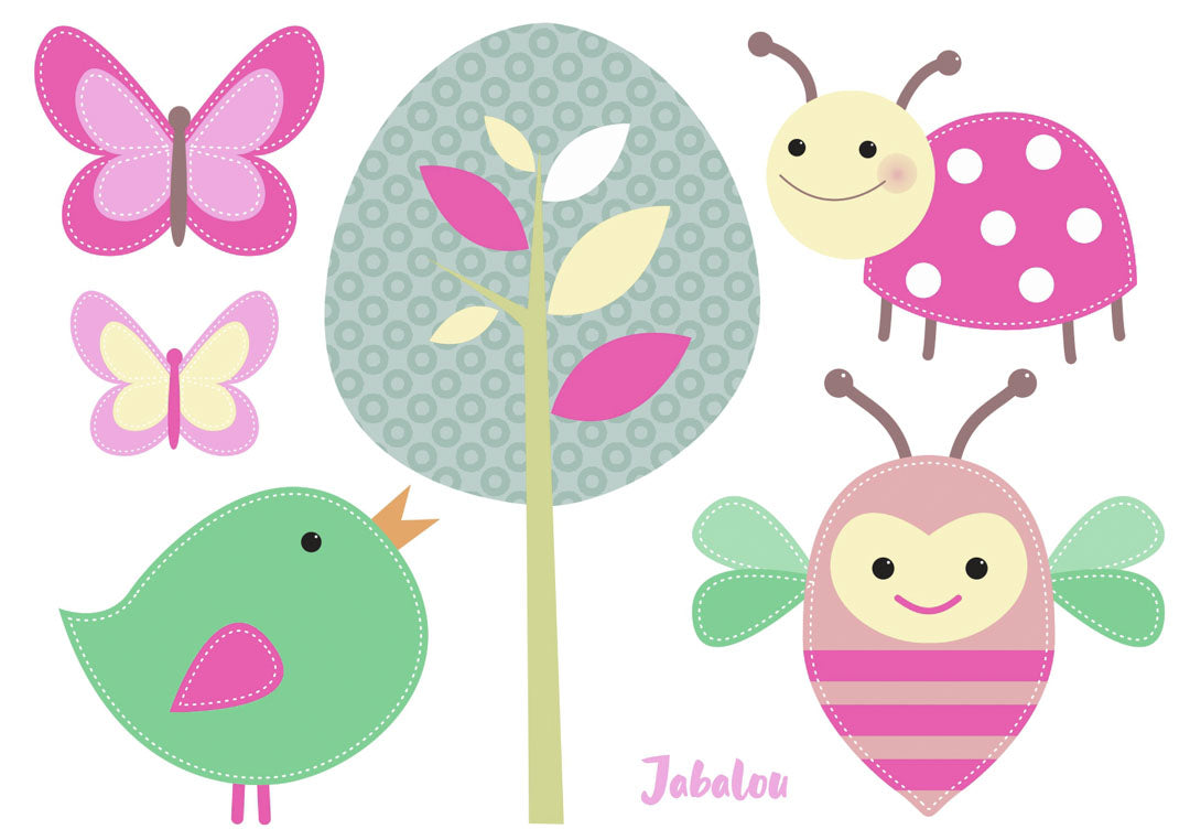 Waterproof lunch box sticker - Spring