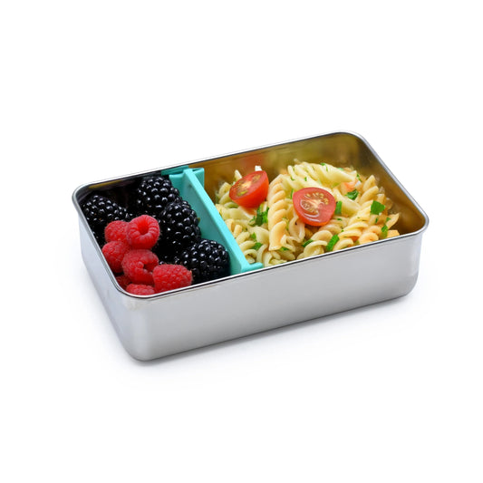 Melii Stainless Steel Lunchbox with Silicone lid - Blue