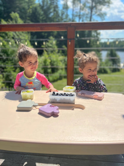 Melii Puzzle Container - Pink/Purple/Grey