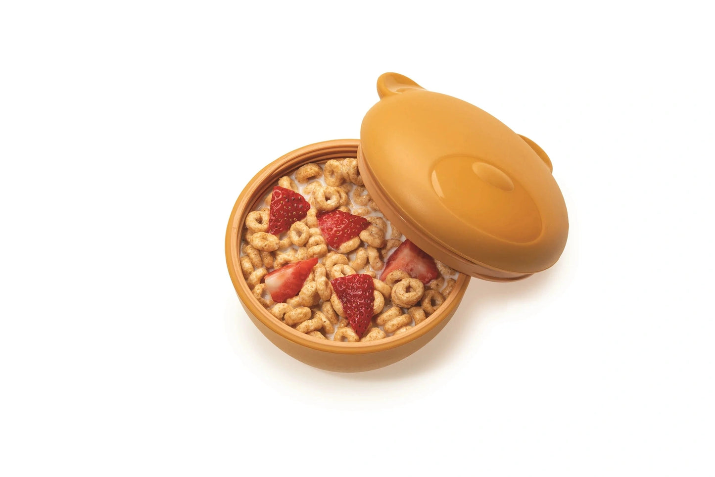 Melii Silicone Bowl with Lid - Bear