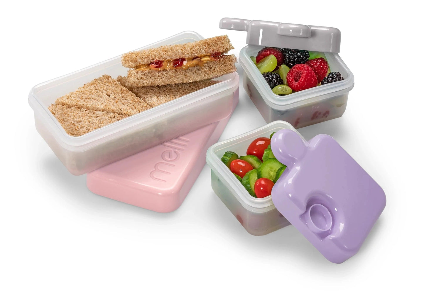 Melii Puzzle Container - Pink/Purple/Grey