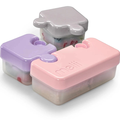 Melii Puzzle Container - Pink/Purple/Grey