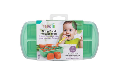Melii Silicone Baby Food Freezer Tray with Lid