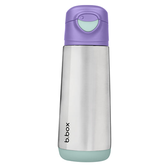 b.box Insulated Spout Bottle 500ml - Lilac Pop