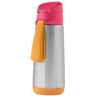 b.box Insulated Spout Bottle 500ml - Strawberry Shake