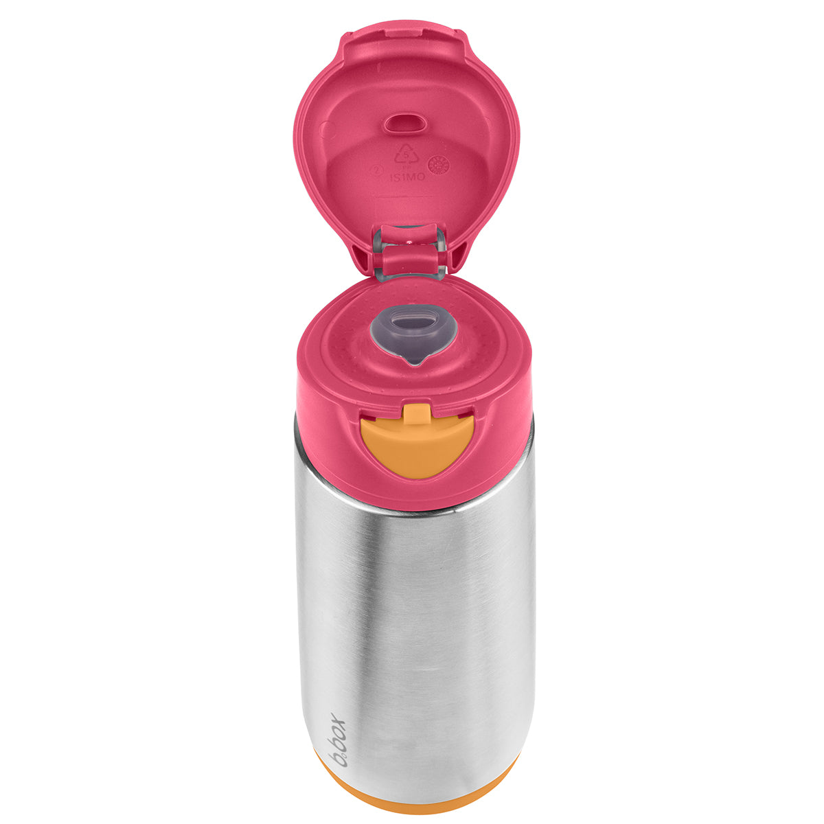 b.box Insulated Spout Bottle 500ml - Strawberry Shake