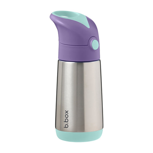 b.box Insulated Straw Bottle - 350ml – Lilac Pop