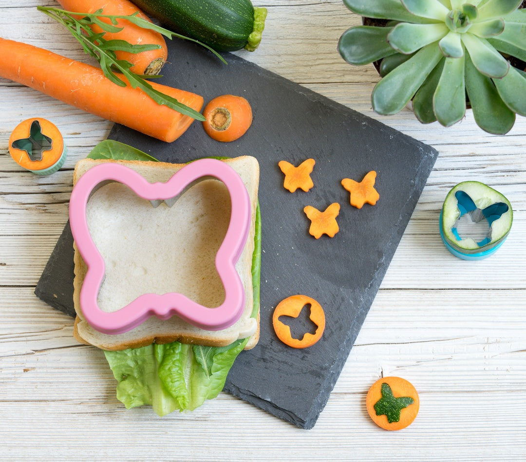 Stainless steel Sandwich Cutter Butterfly - set of 3