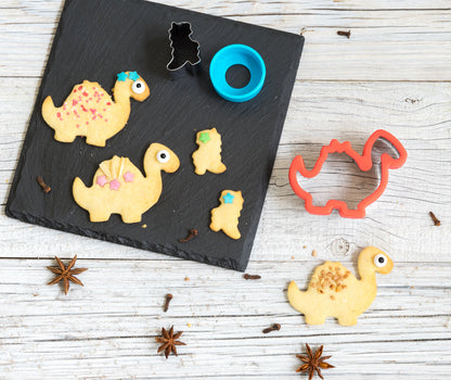 Stainless steel Sandwich Cutter Dino - set of 4