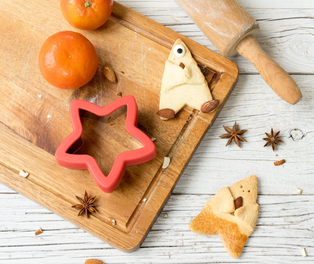 Stainless steel Sandwich Cutter Star - set of 3