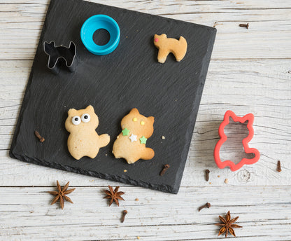 Stainless steel Sandwich Cutter Cat - set of 3