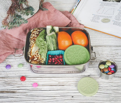 LEKKABOX Safe 1 Compartment, 1000ml. Stainless Steel Lunchbox.