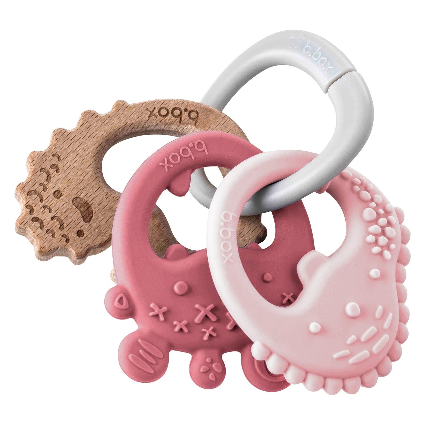 b.box Trio Teether - Blush