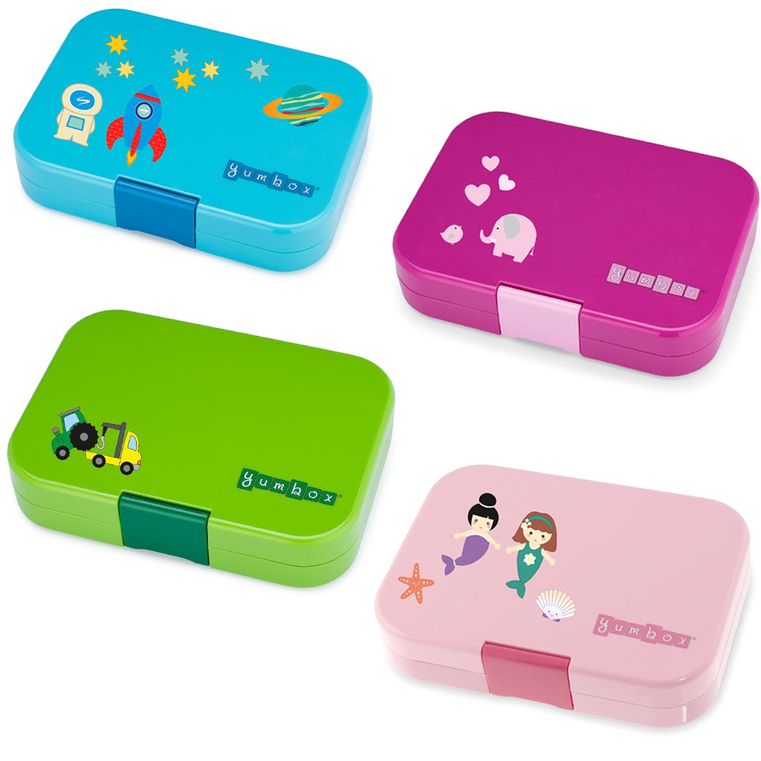Waterproof lunch box sticker - Stars blue-gray