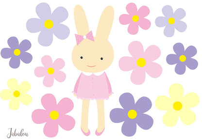 Waterproof lunch box sticker - Bunny