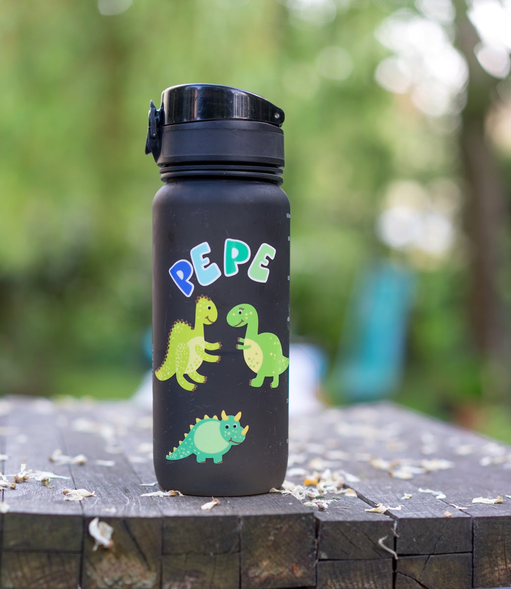 Waterproof lunch box sticker - ABC Blue