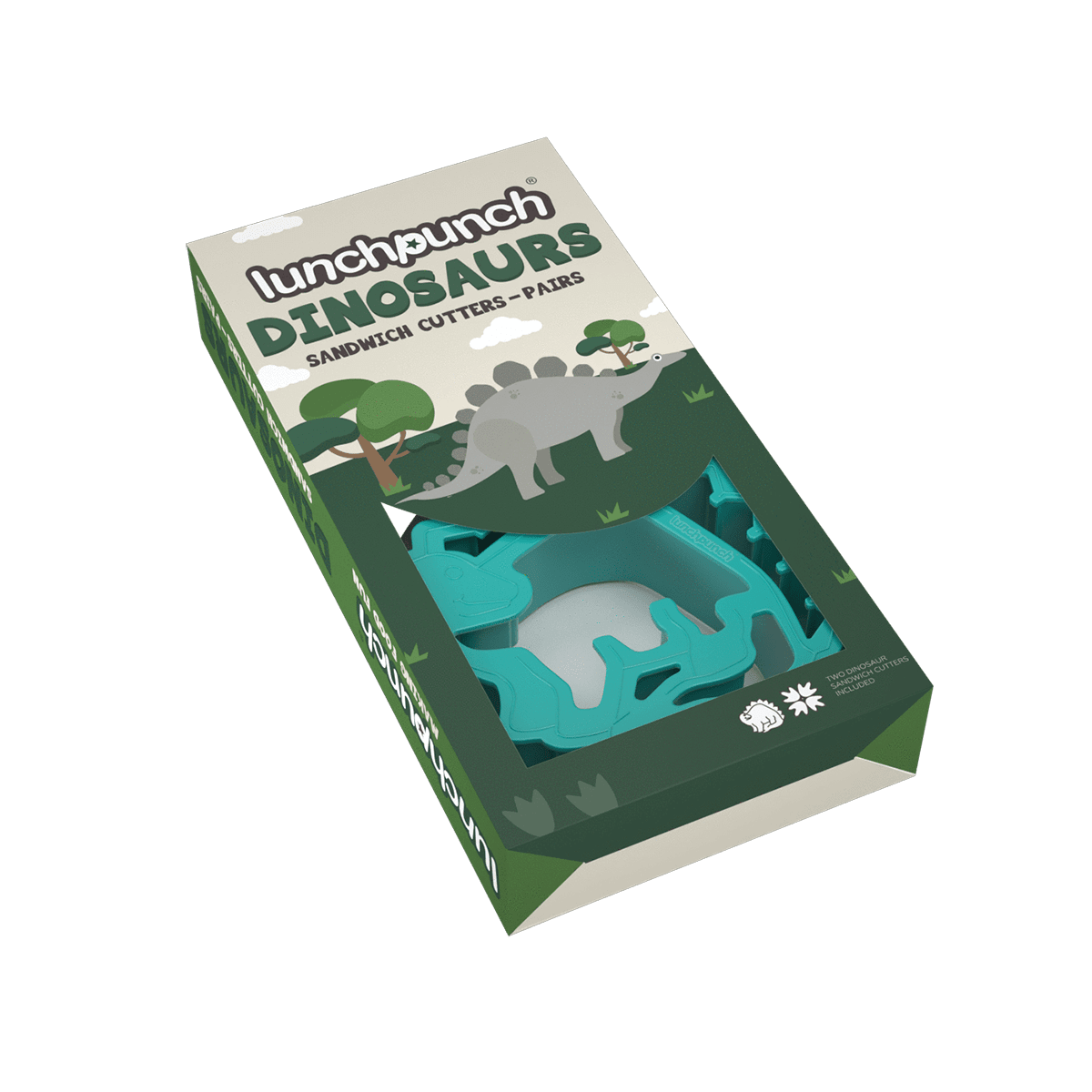 Lunch Punch Sandwich Cutter Dino - set of 2