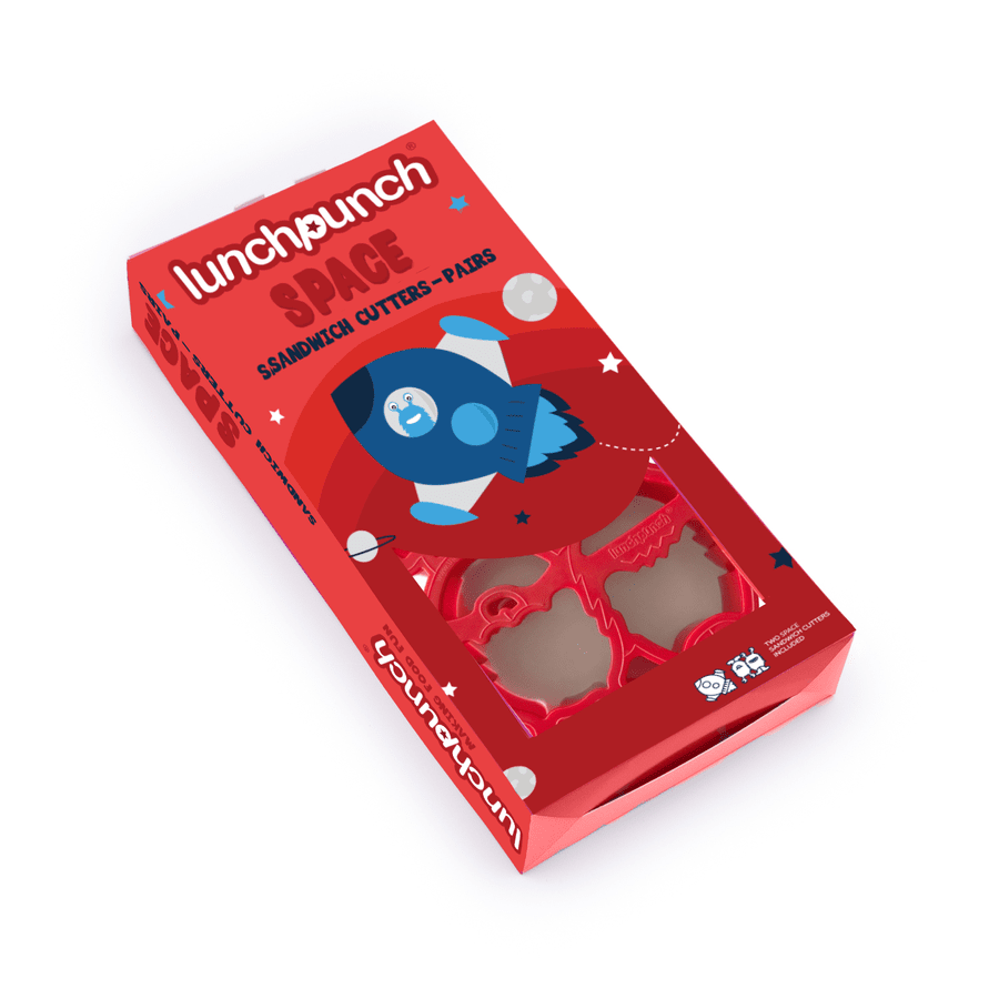 Lunch Punch Sandwich Cutter Space - set of 2
