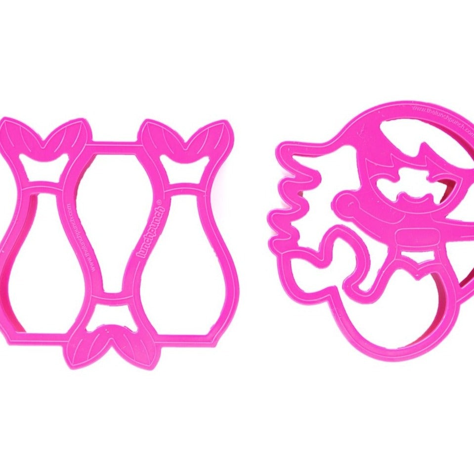 Lunch Punch Sandwich Cutter Mermaid - set of 2