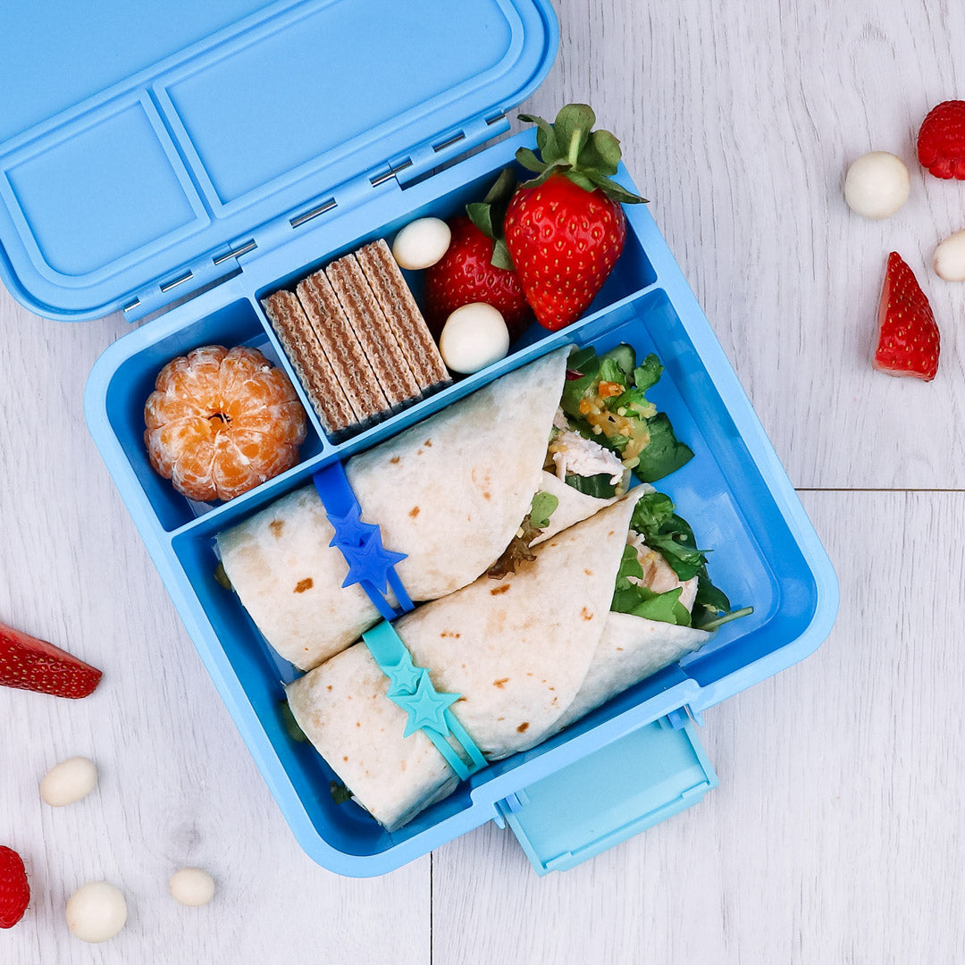 Lunch Punch Silicone Wrap Bands - Blue