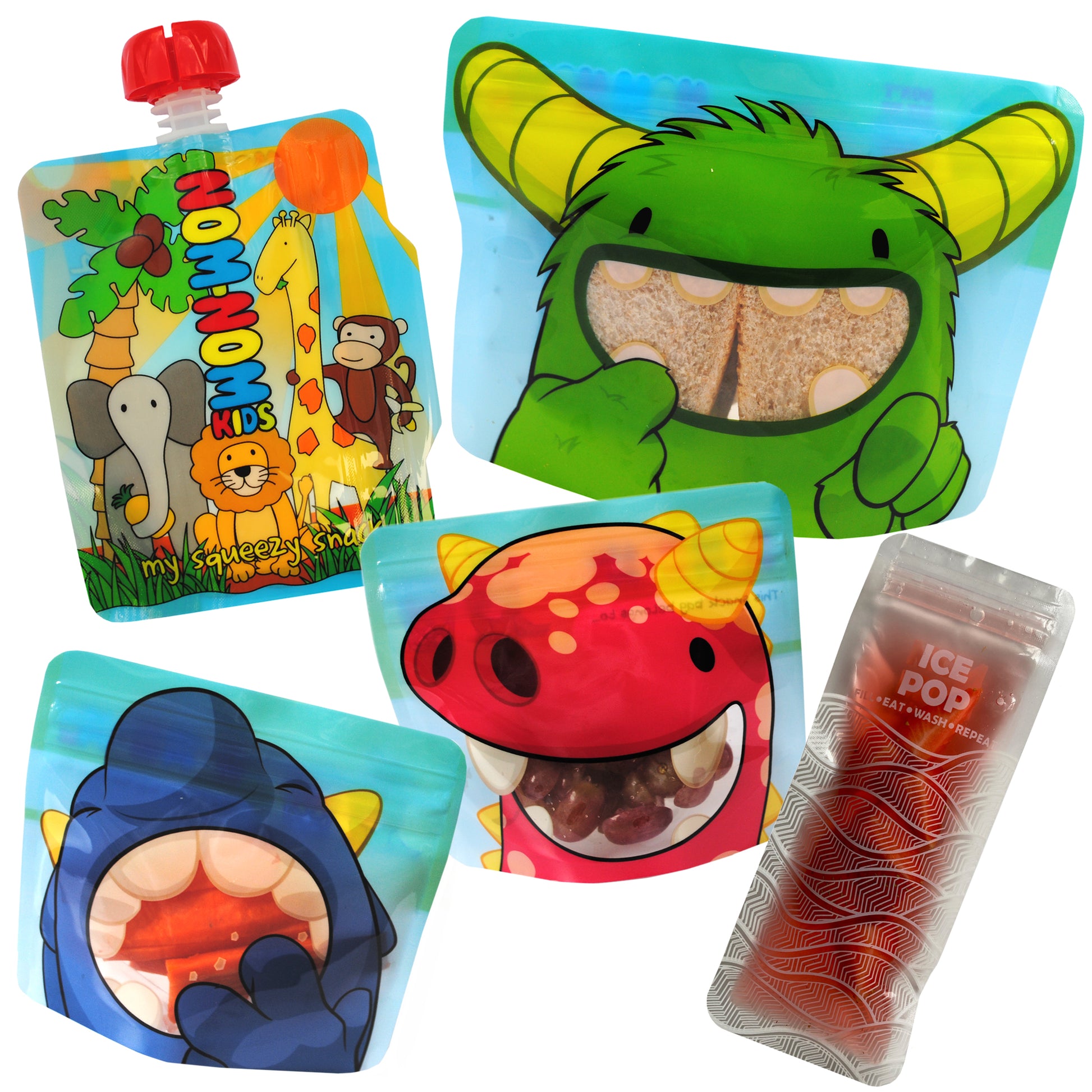 Nom Nom Kids 5 items Starter Pack NEW