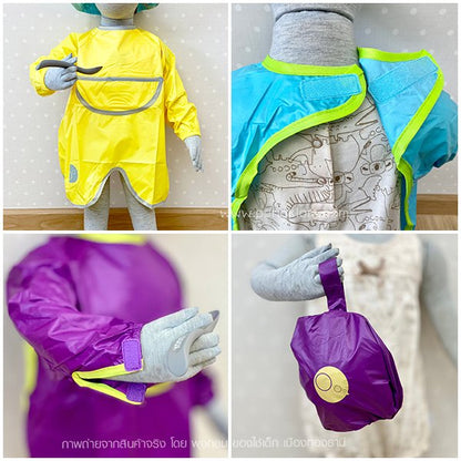 b.box smock bib - Passion Splash 2-4Yr